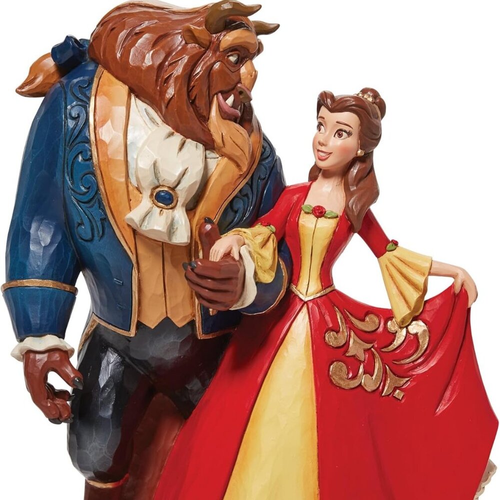Enesco Jim Shore Disney Traditions Beauty and The Beast Enchanted Figurine